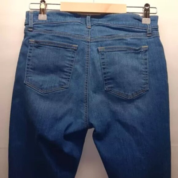 Loft Denim Womens Size 6/28 The Skinny Jean Ankle Length Raw Hem Light Blue EUC - Picture 5 of 9